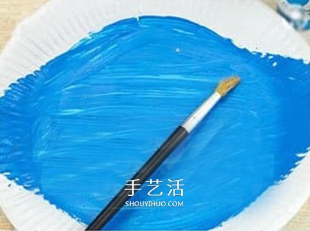 紙餐盤廢物利用 嘴巴可以動的鯊魚玩具小制作 -  rpnrmr.com