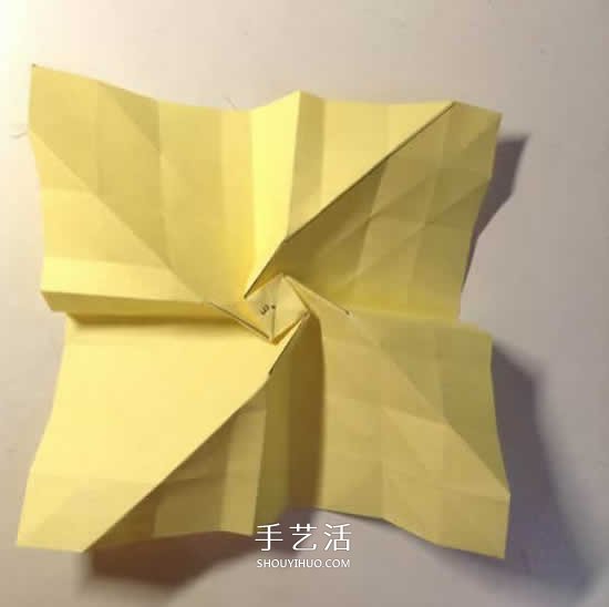 原創(chuàng)微微玫瑰的折法 詳細折紙玫瑰花過程步驟 -  rpnrmr.com