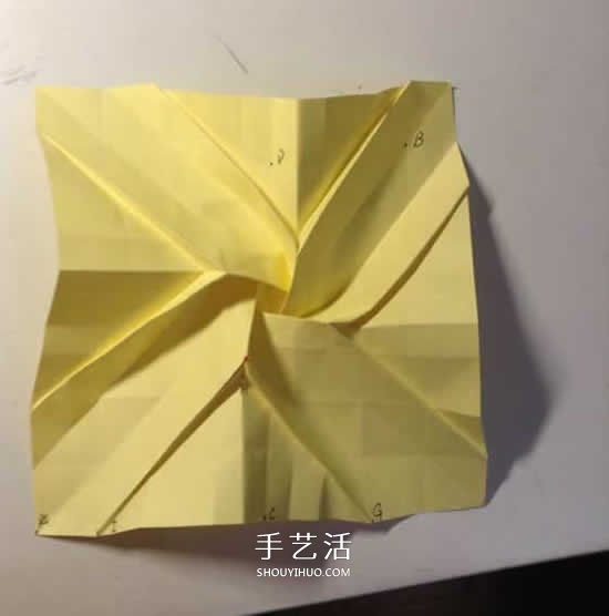 原創(chuàng)微微玫瑰的折法 詳細折紙玫瑰花過程步驟 -  rpnrmr.com