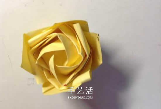 原創(chuàng)微微玫瑰的折法 詳細折紙玫瑰花過程步驟 -  rpnrmr.com