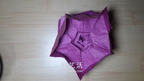 25瓣玫瑰的折法圖解 羅伯特?朗的玫瑰花折紙 -  rpnrmr.com