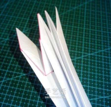 六翼熾天使之心折法 折紙帶六翼翅膀愛心圖解 -  rpnrmr.com