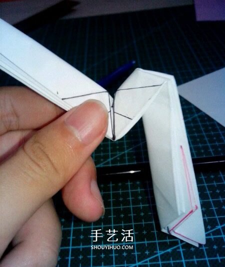 六翼熾天使之心折法 折紙帶六翼翅膀愛心圖解 -  rpnrmr.com