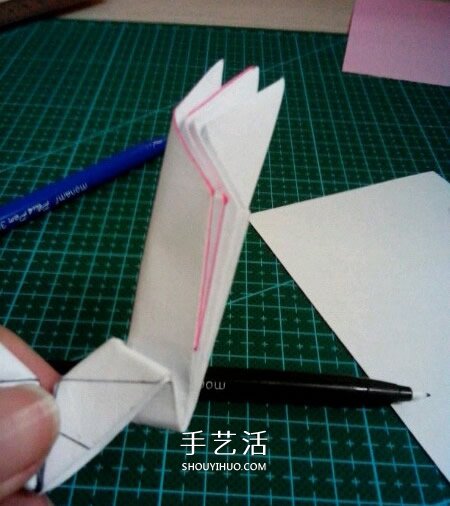 六翼熾天使之心折法 折紙帶六翼翅膀愛心圖解 -  rpnrmr.com