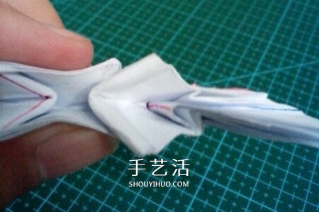 六翼熾天使之心折法 折紙帶六翼翅膀愛心圖解 -  rpnrmr.com