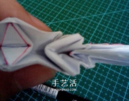 六翼熾天使之心折法 折紙帶六翼翅膀愛心圖解 -  rpnrmr.com