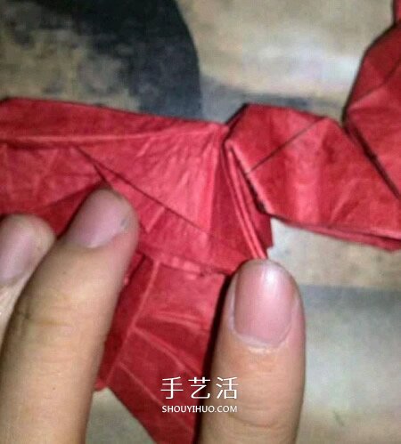 六翼熾天使之心折法 折紙帶六翼翅膀愛心圖解 -  rpnrmr.com