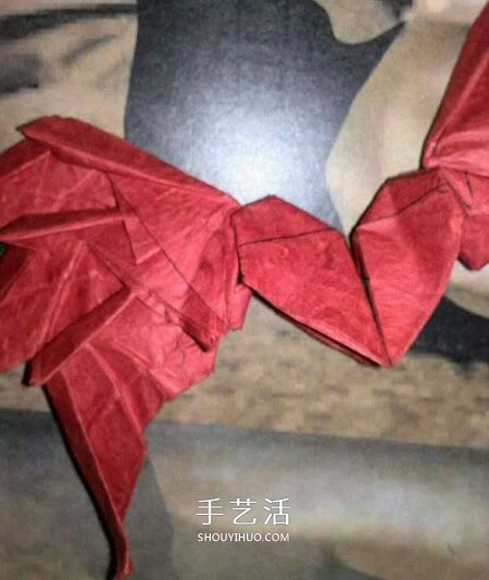 六翼熾天使之心折法 折紙帶六翼翅膀愛心圖解 -  rpnrmr.com
