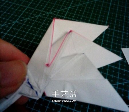 六翼熾天使之心折法 折紙帶六翼翅膀愛心圖解 -  rpnrmr.com