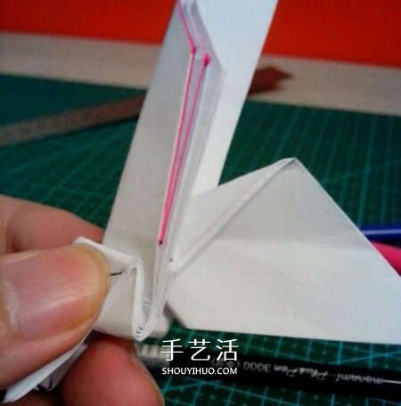 六翼熾天使之心折法 折紙帶六翼翅膀愛心圖解 -  rpnrmr.com