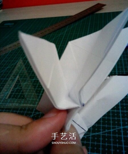 六翼熾天使之心折法 折紙帶六翼翅膀愛心圖解 -  rpnrmr.com