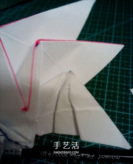 六翼熾天使之心折法 折紙帶六翼翅膀愛心圖解 -  rpnrmr.com