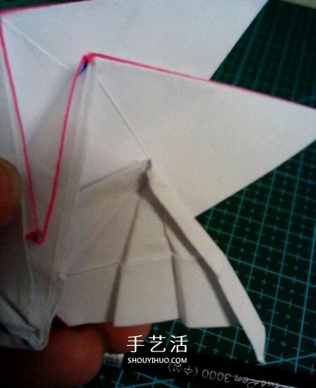 六翼熾天使之心折法 折紙帶六翼翅膀愛心圖解 -  rpnrmr.com