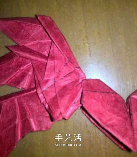 六翼熾天使之心折法 折紙帶六翼翅膀愛心圖解 -  rpnrmr.com