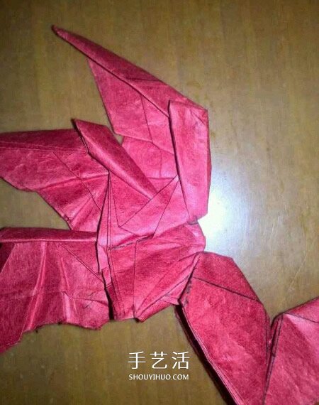六翼熾天使之心折法 折紙帶六翼翅膀愛心圖解 -  rpnrmr.com