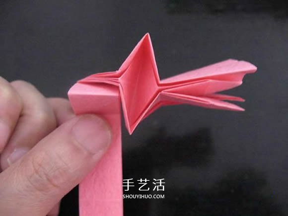 贈送初戀的小禮物！折紙薔薇戒指的折法圖解 -  rpnrmr.com