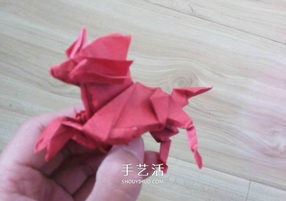 瑞獸麒麟的折法圖解過程 折紙神谷哲史的麒麟 -  rpnrmr.com