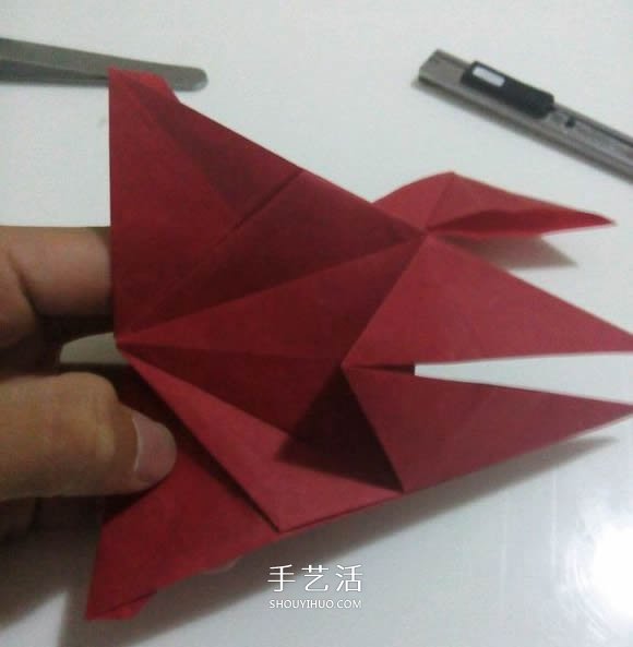 瑞獸麒麟的折法圖解過程 折紙神谷哲史的麒麟 -  rpnrmr.com