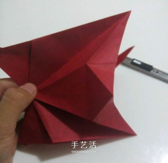 瑞獸麒麟的折法圖解過程 折紙神谷哲史的麒麟 -  rpnrmr.com