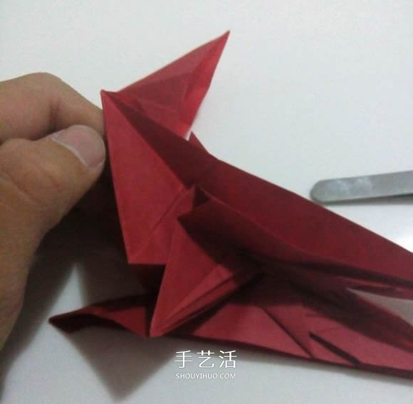 瑞獸麒麟的折法圖解過程 折紙神谷哲史的麒麟 -  rpnrmr.com
