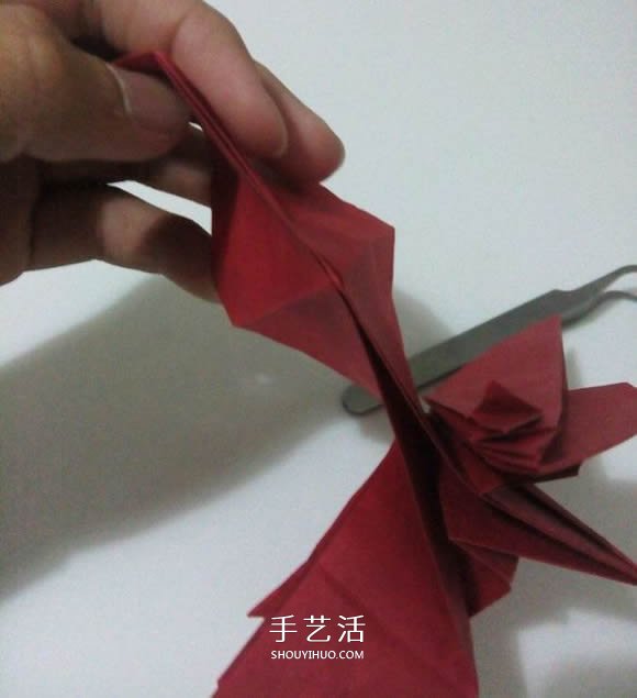 瑞獸麒麟的折法圖解過程 折紙神谷哲史的麒麟 -  rpnrmr.com