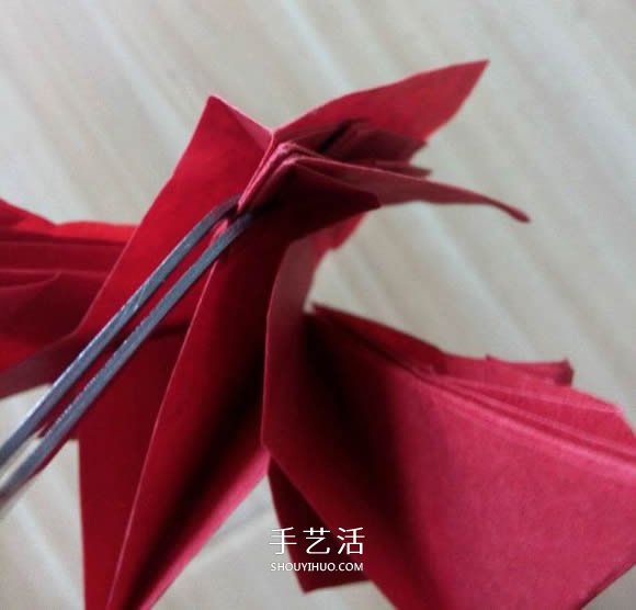 瑞獸麒麟的折法圖解過程 折紙神谷哲史的麒麟 -  rpnrmr.com