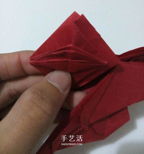 瑞獸麒麟的折法圖解過程 折紙神谷哲史的麒麟 -  rpnrmr.com
