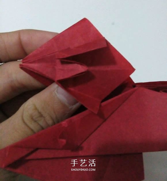 瑞獸麒麟的折法圖解過程 折紙神谷哲史的麒麟 -  rpnrmr.com