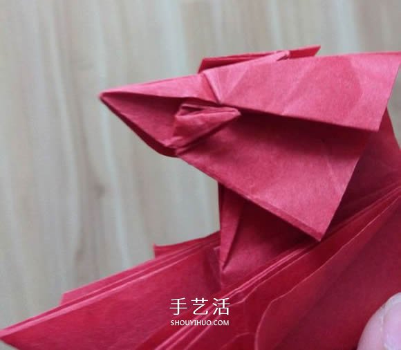 瑞獸麒麟的折法圖解過程 折紙神谷哲史的麒麟 -  rpnrmr.com