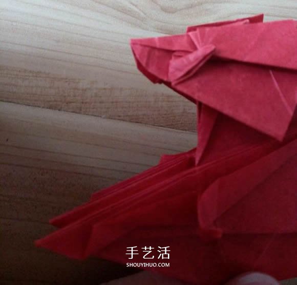 瑞獸麒麟的折法圖解過程 折紙神谷哲史的麒麟 -  rpnrmr.com