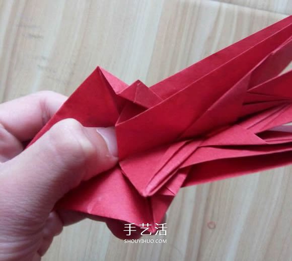 瑞獸麒麟的折法圖解過程 折紙神谷哲史的麒麟 -  rpnrmr.com