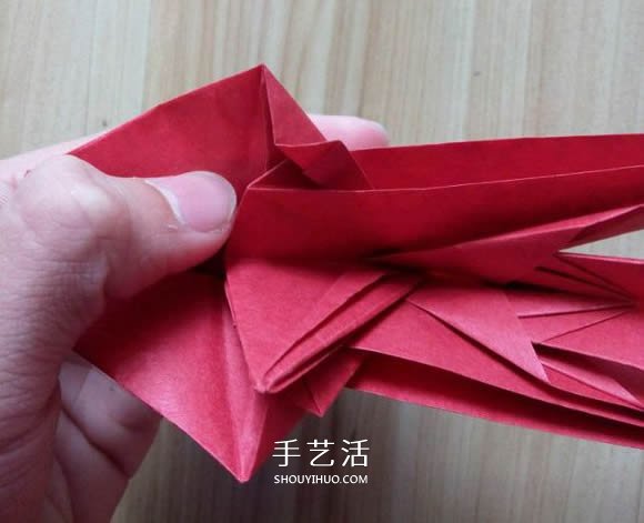 瑞獸麒麟的折法圖解過程 折紙神谷哲史的麒麟 -  rpnrmr.com