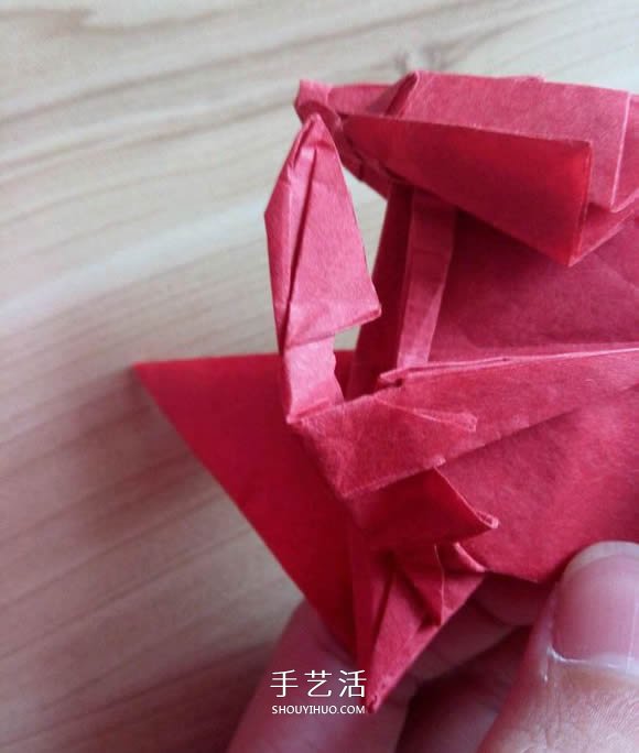 瑞獸麒麟的折法圖解過程 折紙神谷哲史的麒麟 -  rpnrmr.com