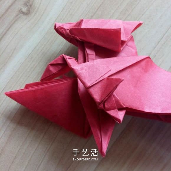 瑞獸麒麟的折法圖解過程 折紙神谷哲史的麒麟 -  rpnrmr.com