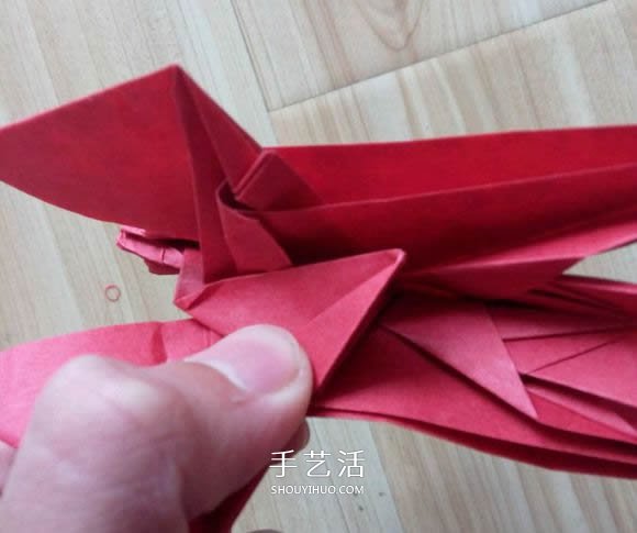 瑞獸麒麟的折法圖解過程 折紙神谷哲史的麒麟 -  rpnrmr.com