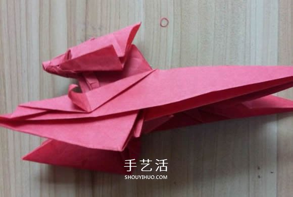 瑞獸麒麟的折法圖解過程 折紙神谷哲史的麒麟 -  rpnrmr.com