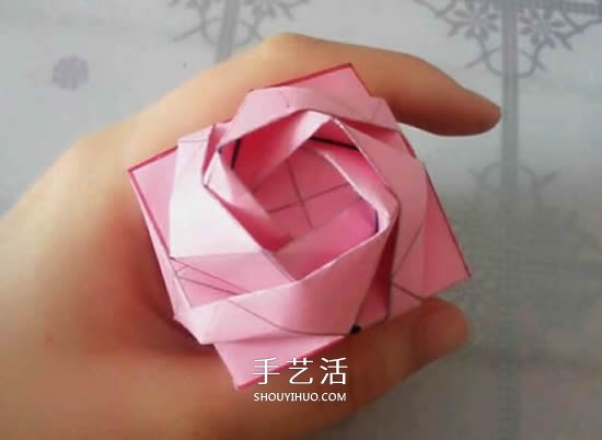 情人節(jié)禮品盒折紙圖解 好看韓式玫瑰禮盒的折法 -  rpnrmr.com