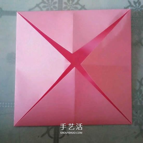 情人節(jié)禮品盒折紙圖解 好看韓式玫瑰禮盒的折法 -  rpnrmr.com