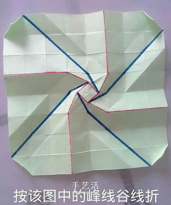 情人節(jié)禮品盒折紙圖解 好看韓式玫瑰禮盒的折法 -  rpnrmr.com