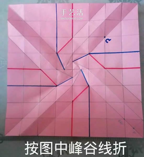 情人節(jié)禮品盒折紙圖解 好看韓式玫瑰禮盒的折法 -  rpnrmr.com