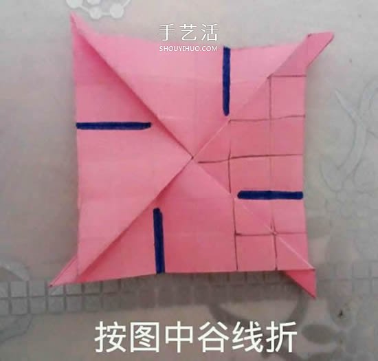 情人節(jié)禮品盒折紙圖解 好看韓式玫瑰禮盒的折法 -  rpnrmr.com