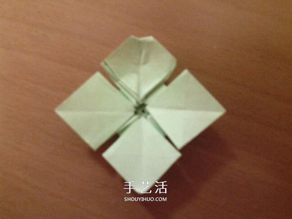 幸運四葉草的折法圖解 怎么折紙四葉草步驟圖 -  rpnrmr.com