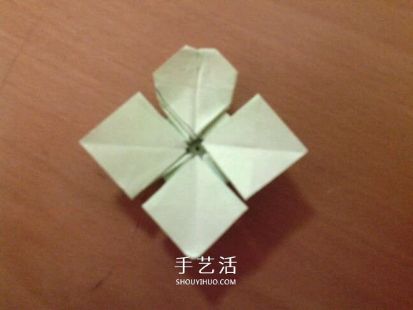 幸運四葉草的折法圖解 怎么折紙四葉草步驟圖 -  rpnrmr.com