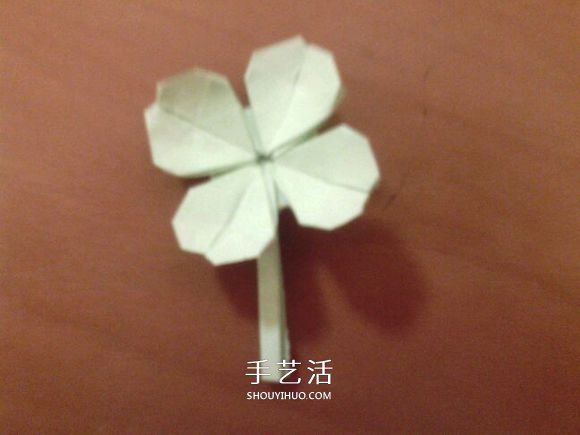 幸運四葉草的折法圖解 怎么折紙四葉草步驟圖 -  rpnrmr.com