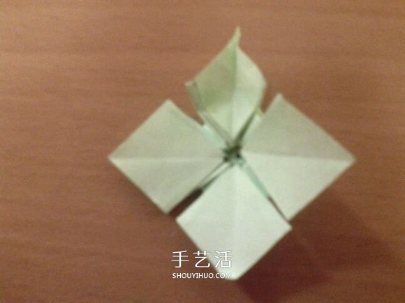 幸運四葉草的折法圖解 怎么折紙四葉草步驟圖 -  rpnrmr.com