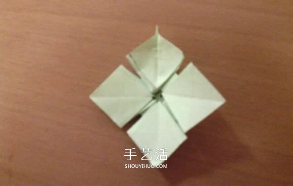 幸運四葉草的折法圖解 怎么折紙四葉草步驟圖 -  rpnrmr.com