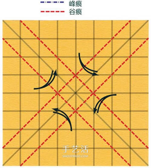 在川崎玫瑰上進(jìn)行改造 美麗紙玫瑰花手工折法 -  rpnrmr.com