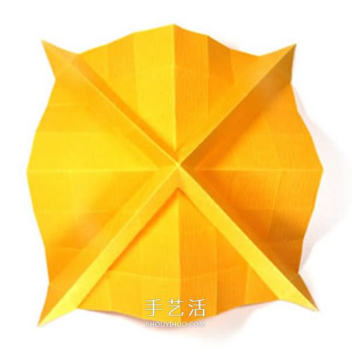在川崎玫瑰上進(jìn)行改造 美麗紙玫瑰花手工折法 -  rpnrmr.com