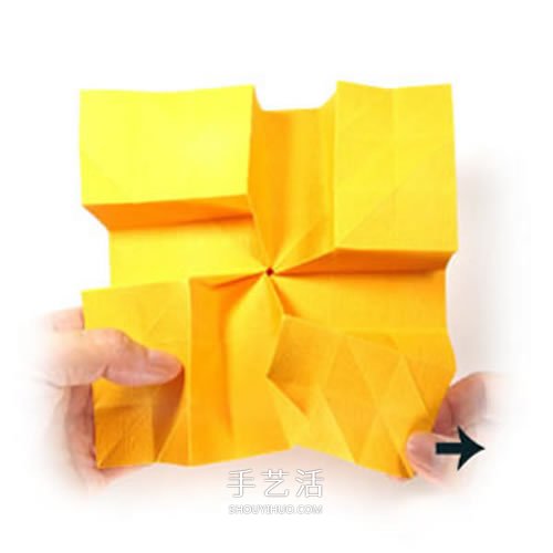 在川崎玫瑰上進(jìn)行改造 美麗紙玫瑰花手工折法 -  rpnrmr.com