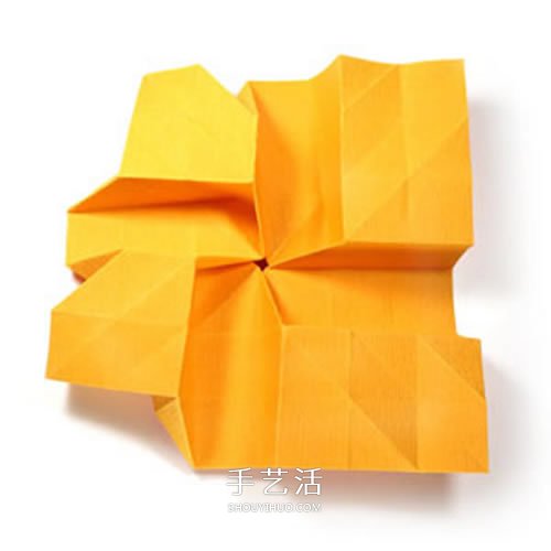 在川崎玫瑰上進(jìn)行改造 美麗紙玫瑰花手工折法 -  rpnrmr.com